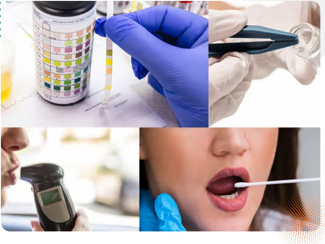 Drug testing kit and consent form