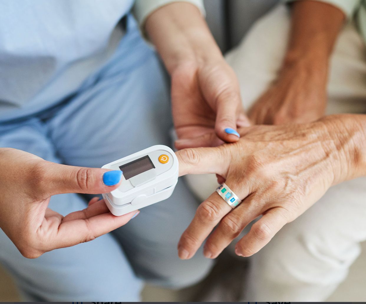 Blood pressure measurement with cuff